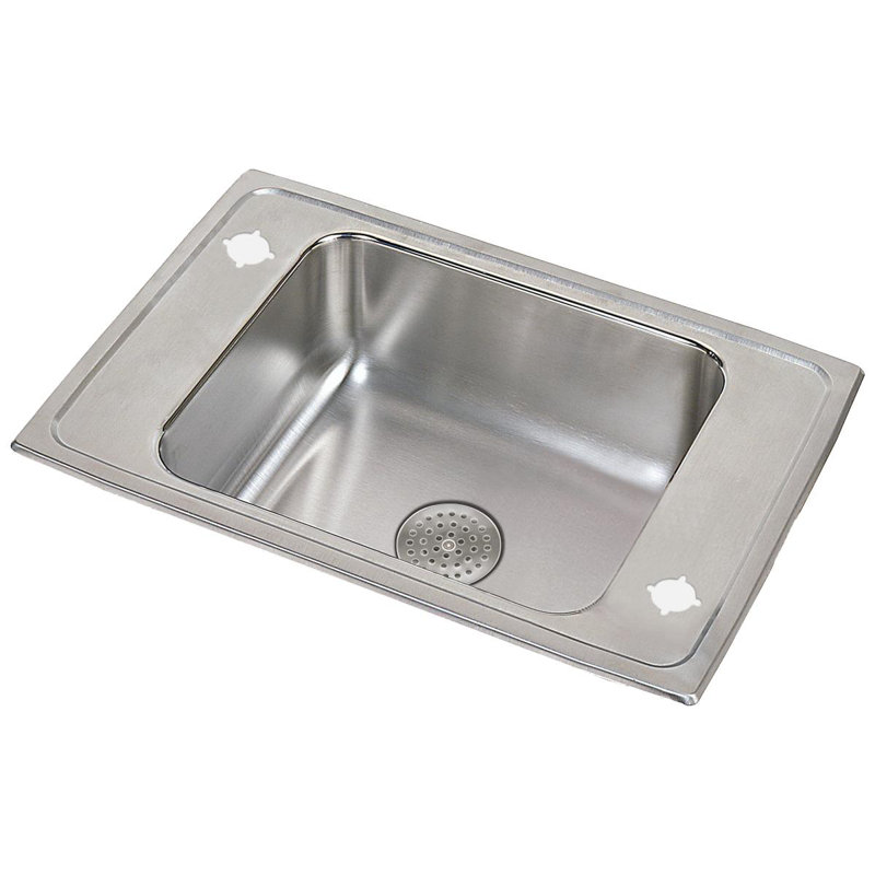 Évier de cuisine encastré Lustertone L 25 po x l 17 po Lustertone, 2 trous
