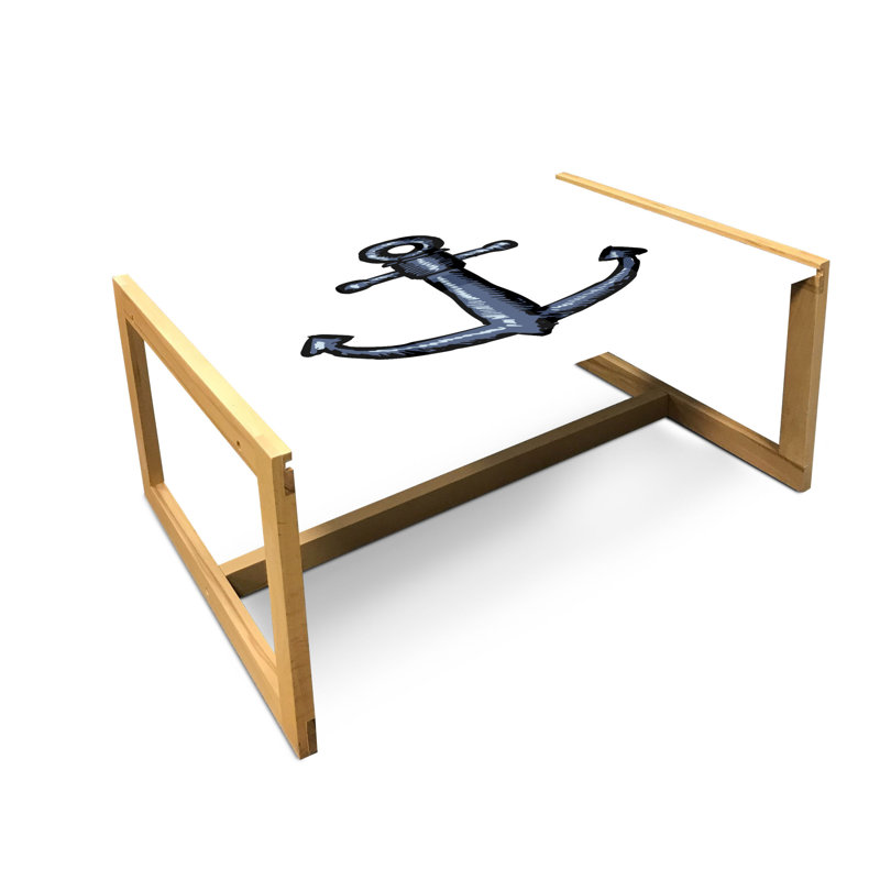 Jamaira Sled Coffee Table, 90cm H x 62cm W x 40cm D