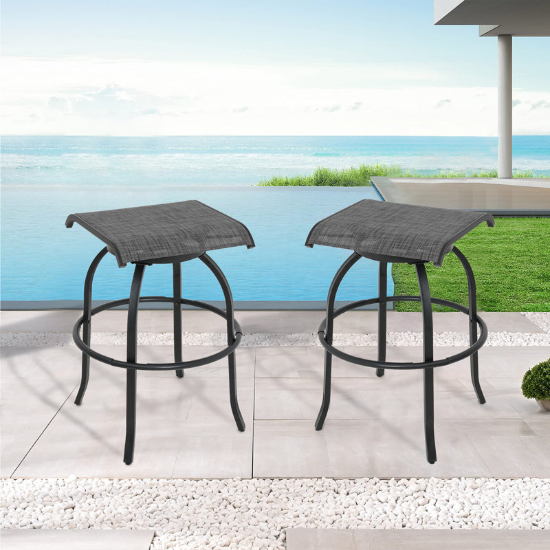 Tabouret de bar 32 po Freddrick, gris