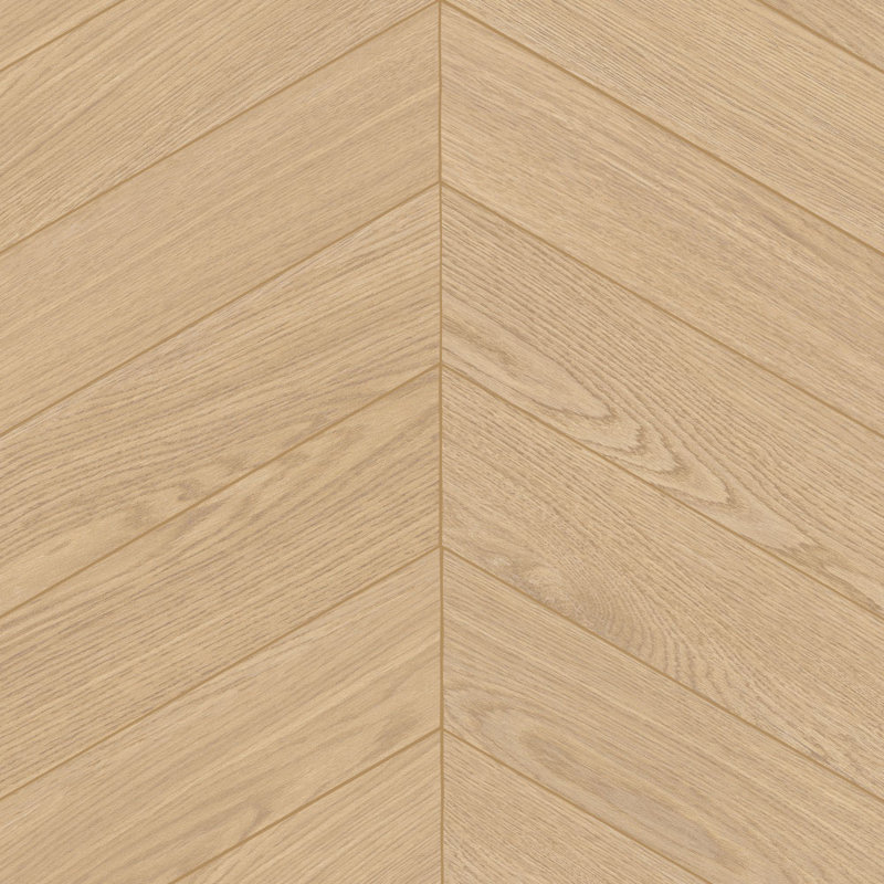 Carreau en porcelaine aspect bois à chevrons 4 x 24 Evoque, Brun Miele