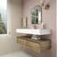 Ensemble de meuble-lavabo mural simple 48 po Alysa-71095601