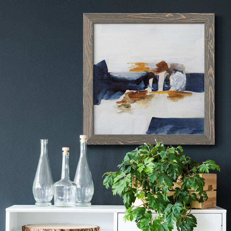 Toile encadrée Going Home II-Premium - prête à être accrochée, Encadré gris, H 34,5 po x l 34,5 po x P 1 po