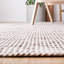 Tapis en laine / coton touffeté à la main Corenia en brun / ivoire-982158871
