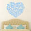 Heart Shape Abstract Wall Sticker-16084674