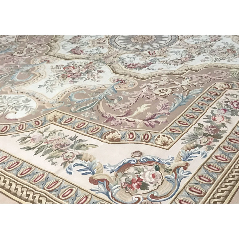 Aubusson Renaissance Wool Oriental Area Rug