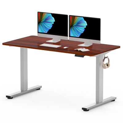 Baysenie 55"/60" Width Home Office Height Adjustable Standing Desk