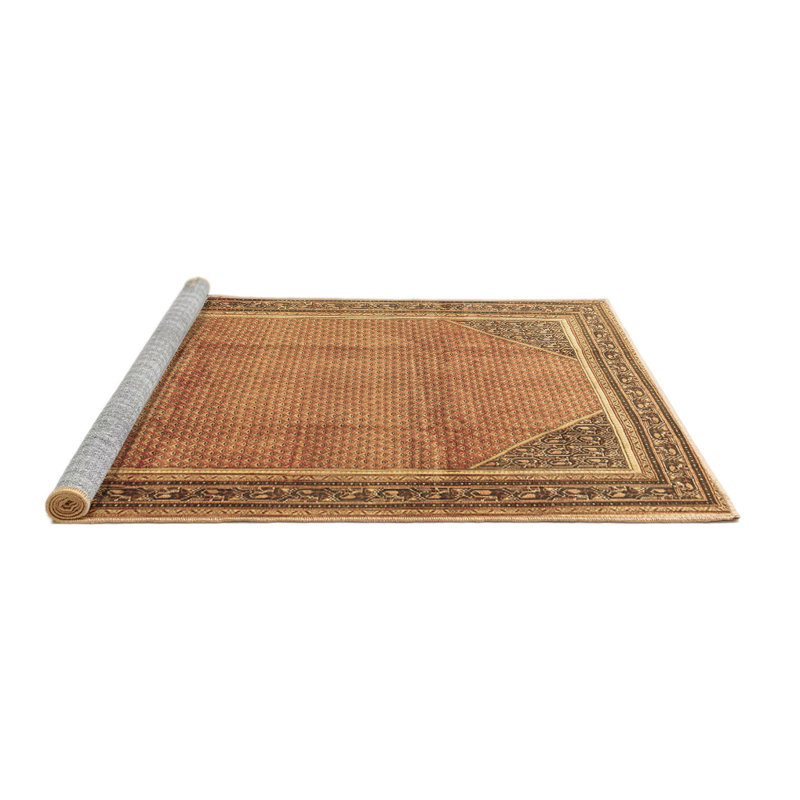 Tapis brun traditionnel Traditional 4491, Rond 8 pi