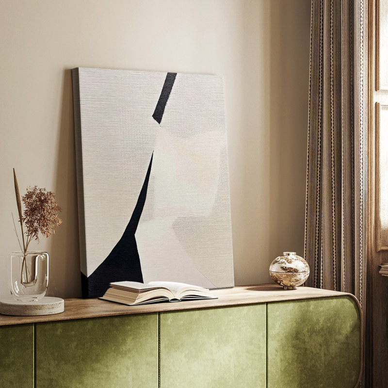 Série ABSTRACT DCxxx - Toile tendue avec châssis de qualité supérieure - Prêt à être accroché, H 60 po x l 40 po