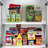 Sorbus Large Plastic Kitchen, Pantry, and Fridge Storage Bins with Handles 2 Pack