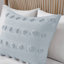Ensembles de literie en jacquard à pince bleue durable, polyester simple / simple TG, design moderne pour des maisons confortables