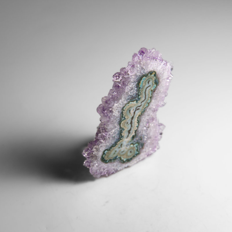 Amethyst Stalactite Slice From Uruguay (59 Grams)
