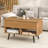 31.5" Lift Top CoffeeTable ModernTable with Hidden Compartment Wood Legs For Home Natural-221179867