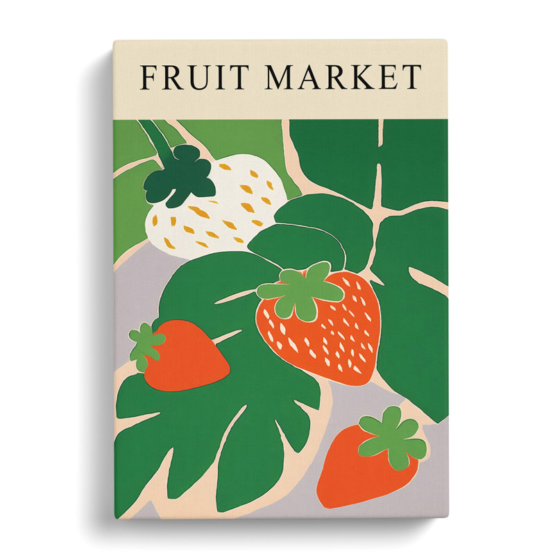 XMKTMKT-569 Strawberry Fruit Market Exhibition Vol.5 - Wrapped Canvas Print, 50cm H x 35cm W x 3cm D