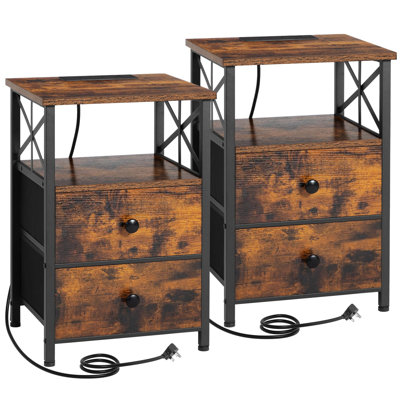 40cm W Bedside Table