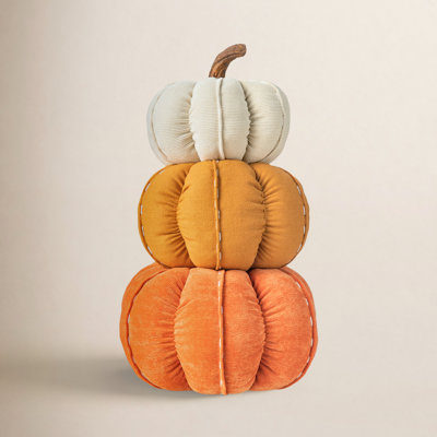 Handmade Stacked Pumpkin Accent