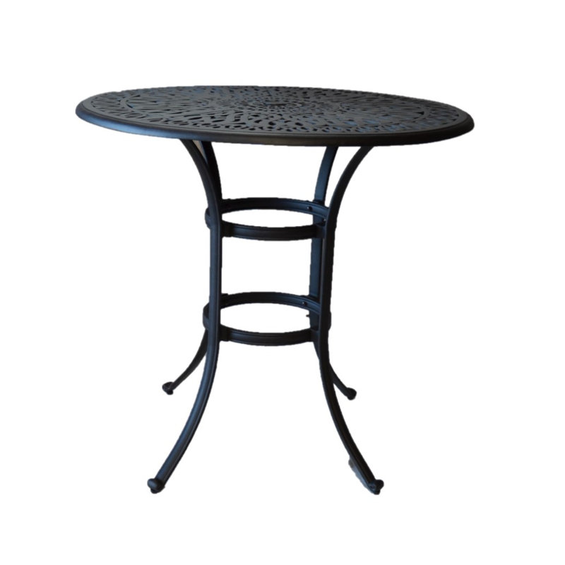 Allene Round Outdoor Bar Table Yes ,, 42" L x 42" W