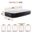 Matelas gonflable de 18 po de hauteur avec matelas gonflables à pompe pour le camping, l'intérieur, les invités-214988918-216663152