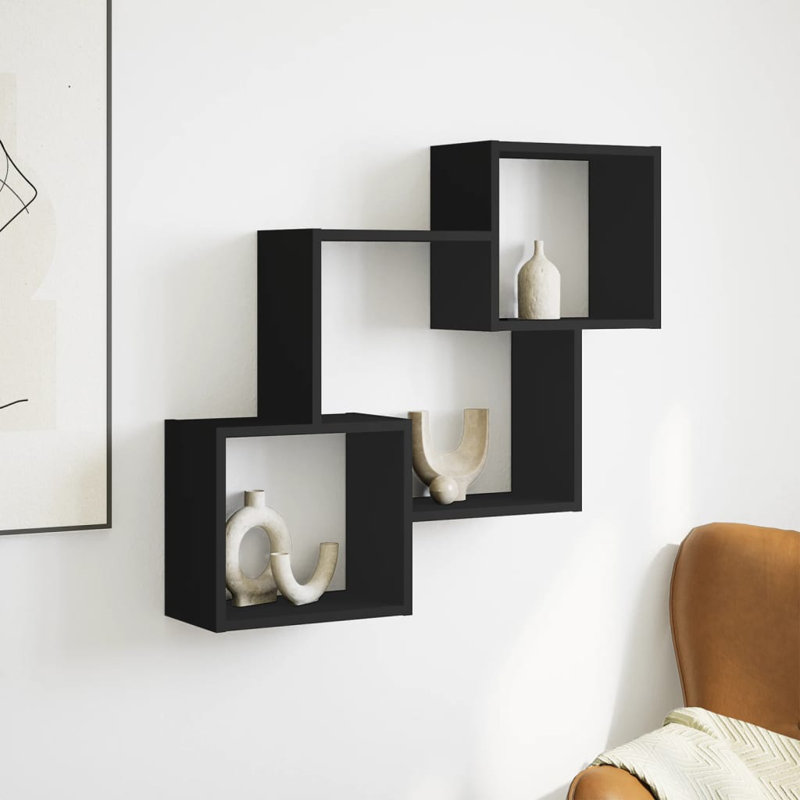 Rhonald Floating Shelf, Black