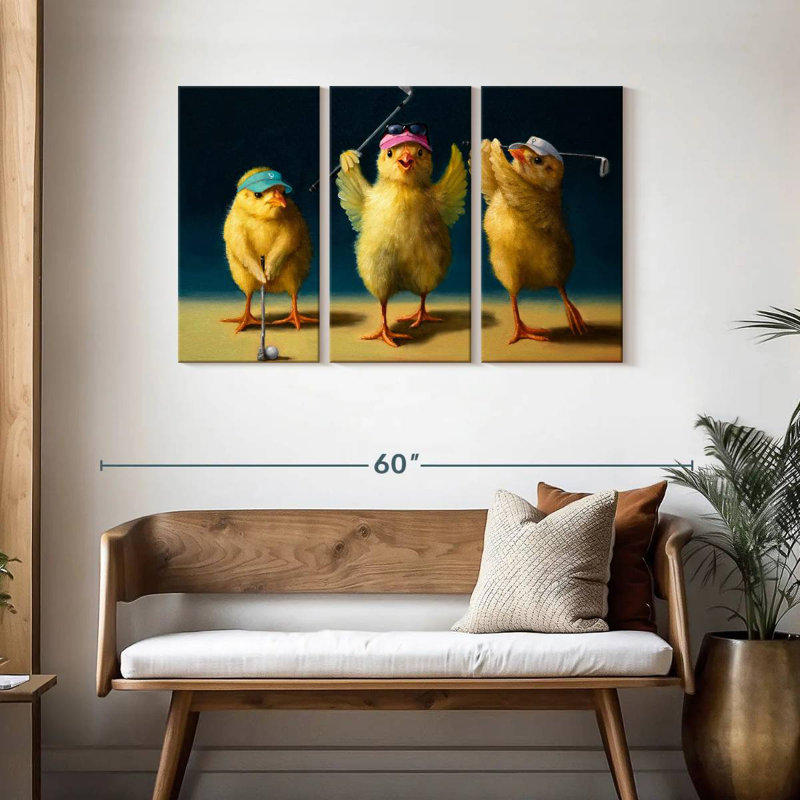 Ketti Yoga Chicks Golf Chicks, H 28 po x l 45 po