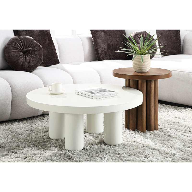Table de bout polyvalente en bois synthétique de qualité avec dessus robuste
