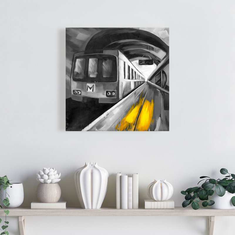 «Urban Life», reproduction sur toile, Toile tendue, H 16 po x l 16 po