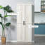 Armoire de rangement autoportante 63 po à 2 portes avec tablettes à 5 niveaux et 2 tablettes réglables pour la salle à manger-2042310677