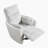 Fritsch 33.5"W Corduroy Manual Swivel Glider Recliner