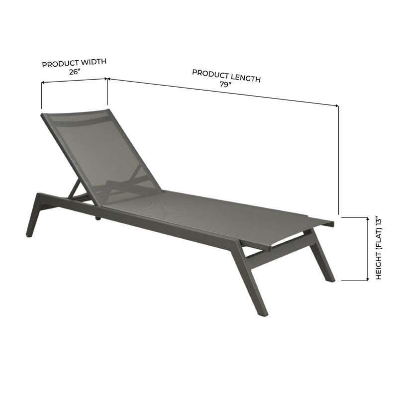 Chaise longue Hudson