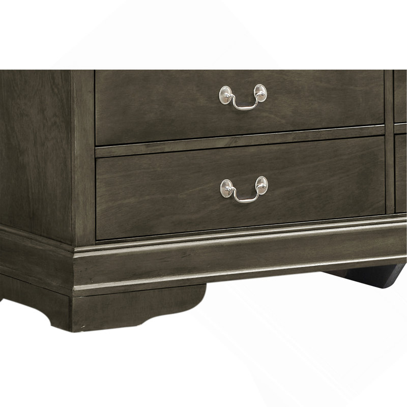 Commode Louisphillipe G02105-D, gris, Gray