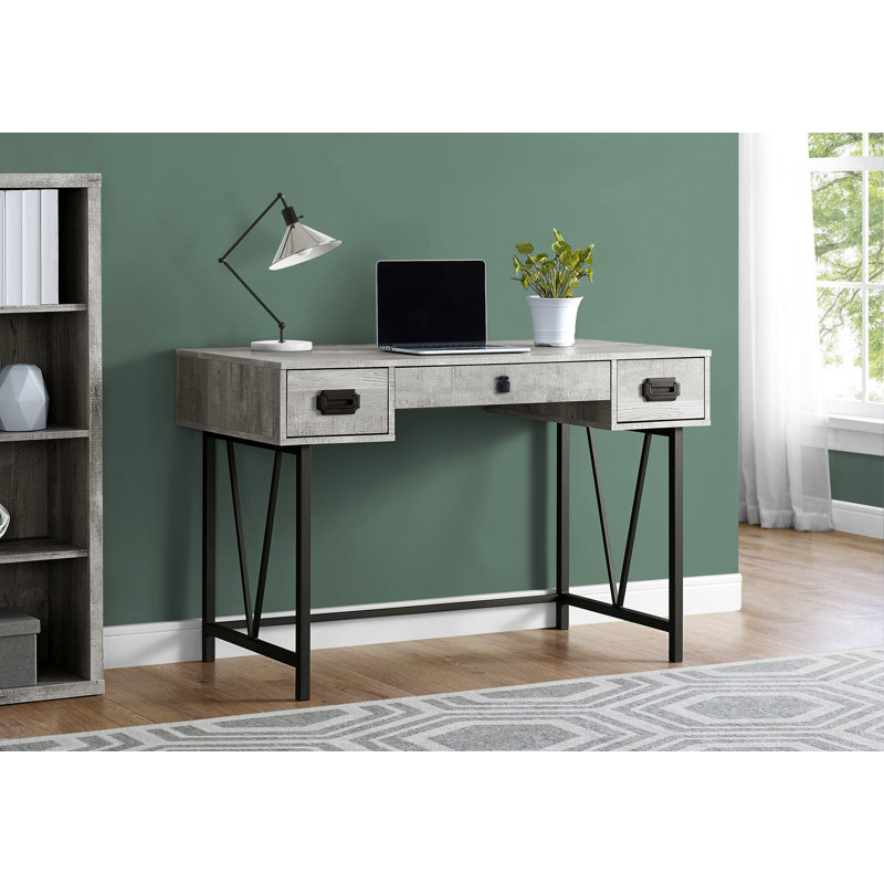 Bureau d'ordinateur, bureau personnel, ordinateur portable, tiroirs de rangement, L 48 po