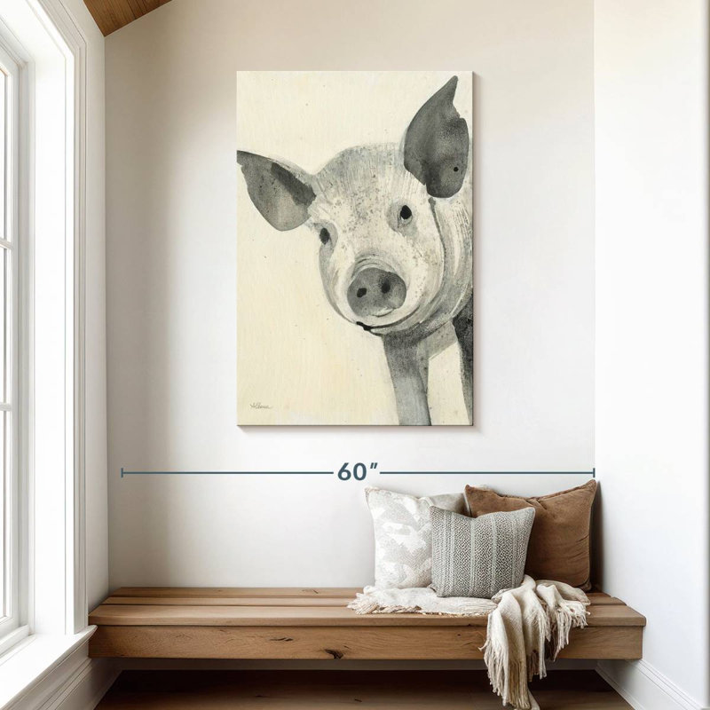 Brampt Oink, 45" H x 30" W