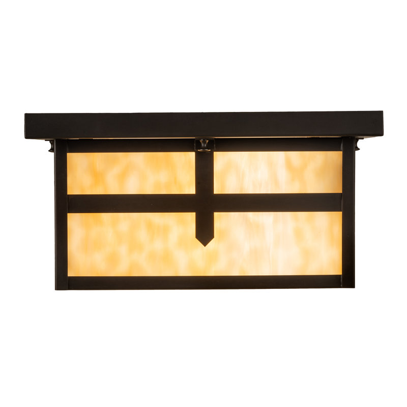 Plafonnier encastré 2 lumières 16,75 po