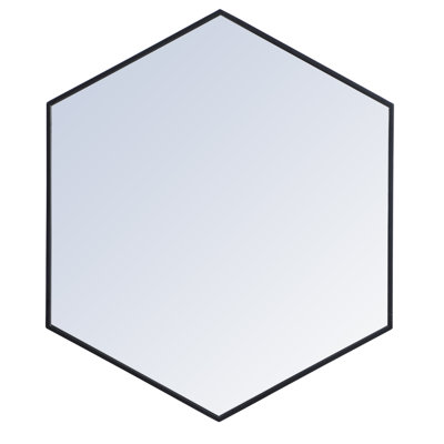 Sabine Metal Hexagon Wall Mirror