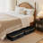 Underbed Storage Containers With Lids,Low Profile Under Bed Storage Box With Bamboo Frame For Clothes, Bedding, Blankets And Shoes,(Black)-1131877185