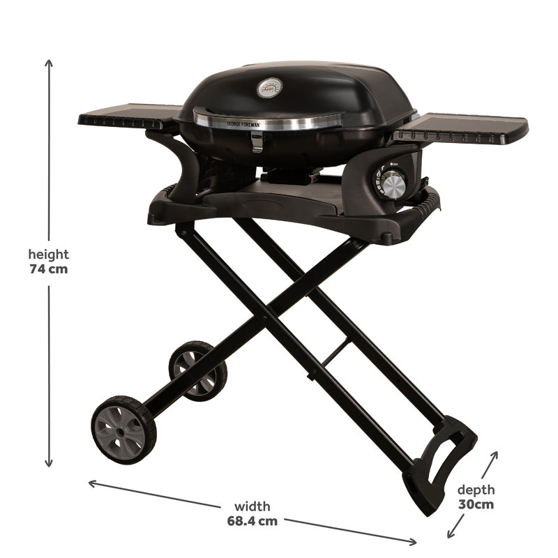 George Foreman Single Burner Portable Propane Gas Grill