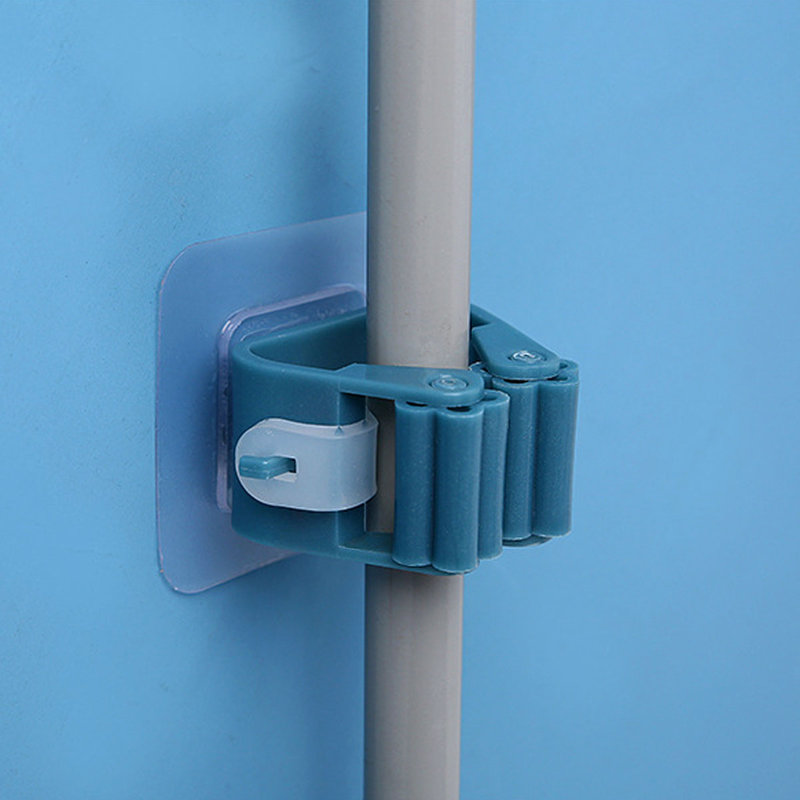 Paquet de 4 porte-balais et serpillière Gurdayal, Bleu