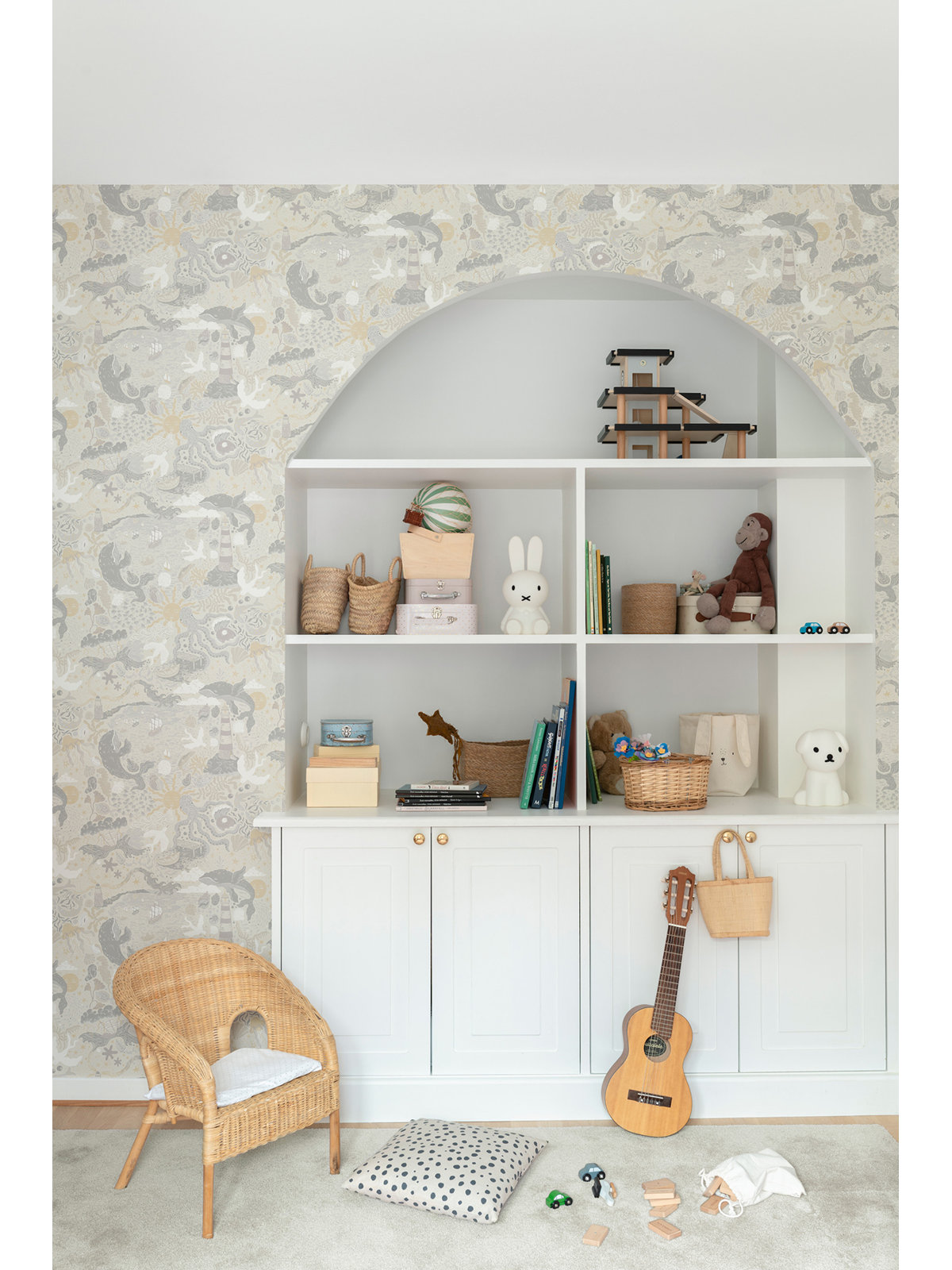 York Wallcoverings Wallpaper Double Roll, Grey