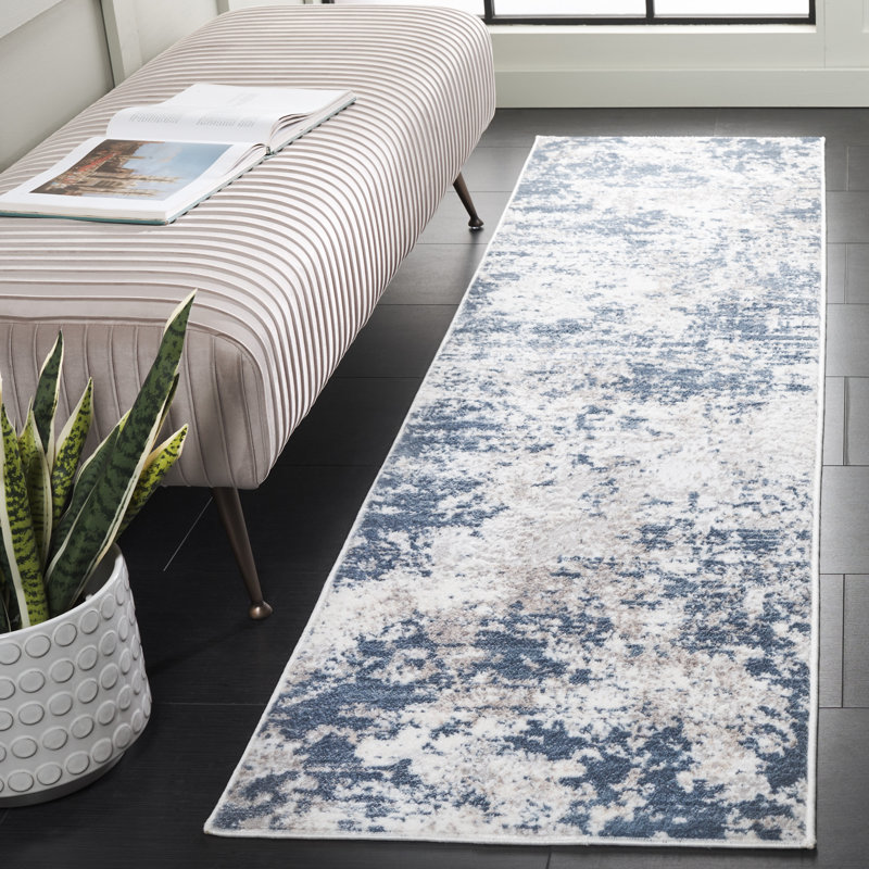 Amelia Performance Performance Abstract Rug, Runner 2'2" x 8"