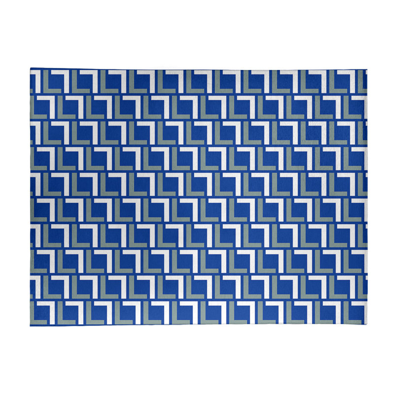 Geometric Indoor Rug, Rectangle 8' x 10'
