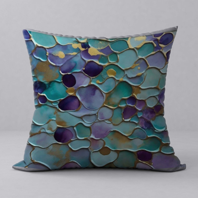 Abstract Reversible Throw Pillow