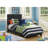 Black Twin Panel Bed-1060326360