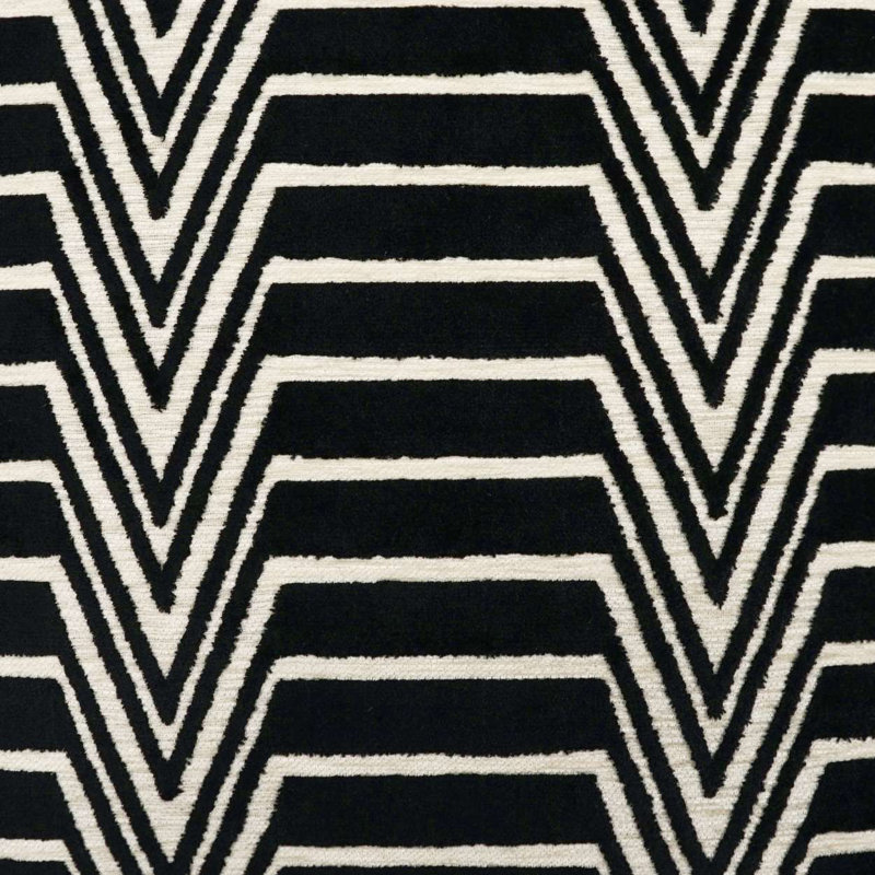 Evora Pillow Cover & Insert, Square 20", Black