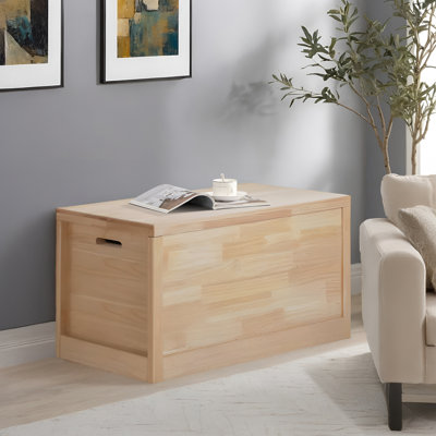 Coffre de rangement robuste en bois massif