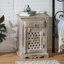 Table de chevet en bois avec 1 tiroir et 1 porte - Armoire de rangement compacte pour chambre à coucher, salon