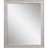 34" White Distressed Wood Framed Accent Mirror