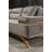 Velvet L-Shaped Sectional Right Hand Facing