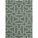 Casas Flatweave Reversible Green & White Geometric Abstract Wool & Cotton Dhurrie Area Rug