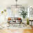 Bacalar 36" Steel Cubic Industrial Ceiling Fan with Remote Control