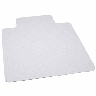 Cleartex Polycarbonate Carpet Protector Exercise Mat for Home Gyms, Exercise  and Fitness, For Low, Standard and Medium Pile Carpets (1/2 or less),  Clear, Rectangular