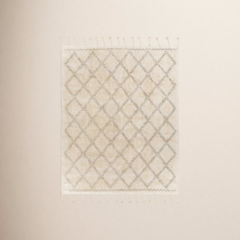 Tapis gris / crème Venova, Rectangle 8 pi x 10 pi